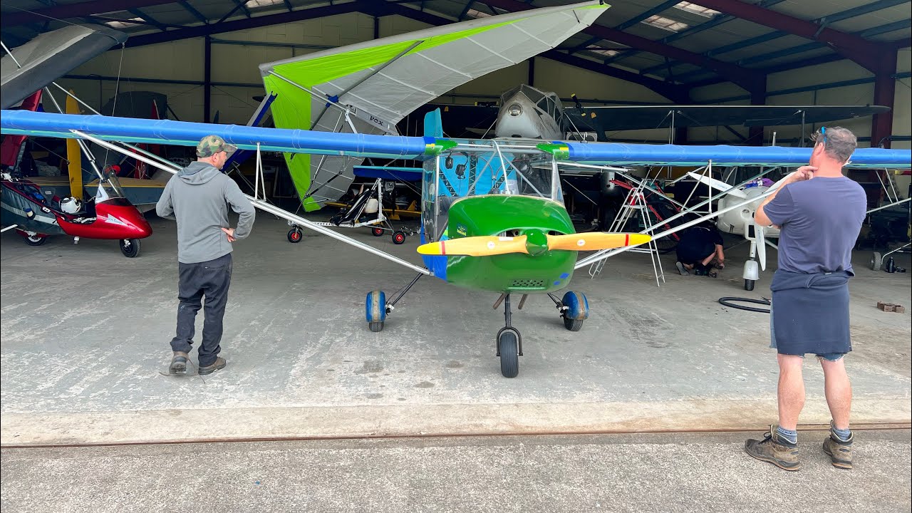 Visiting Sleap Fly-In in the Rans S6ES Coyote