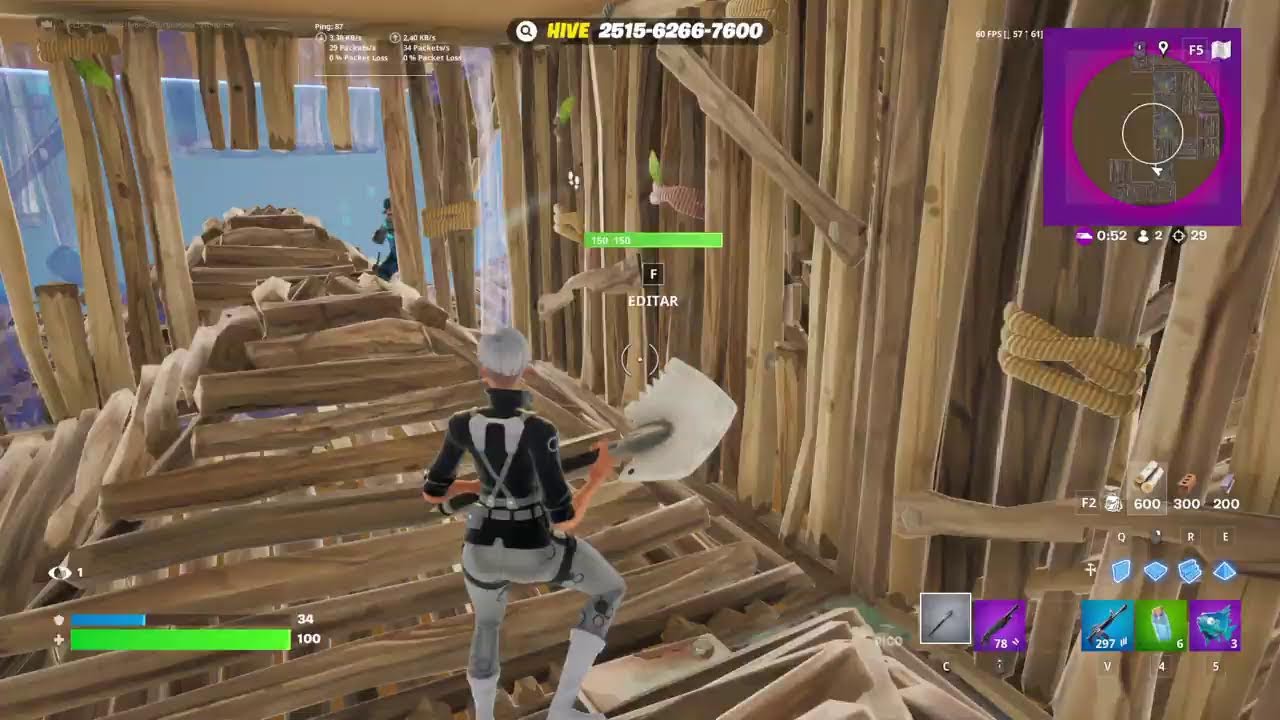 JUGANDO FORTNITE     -_-