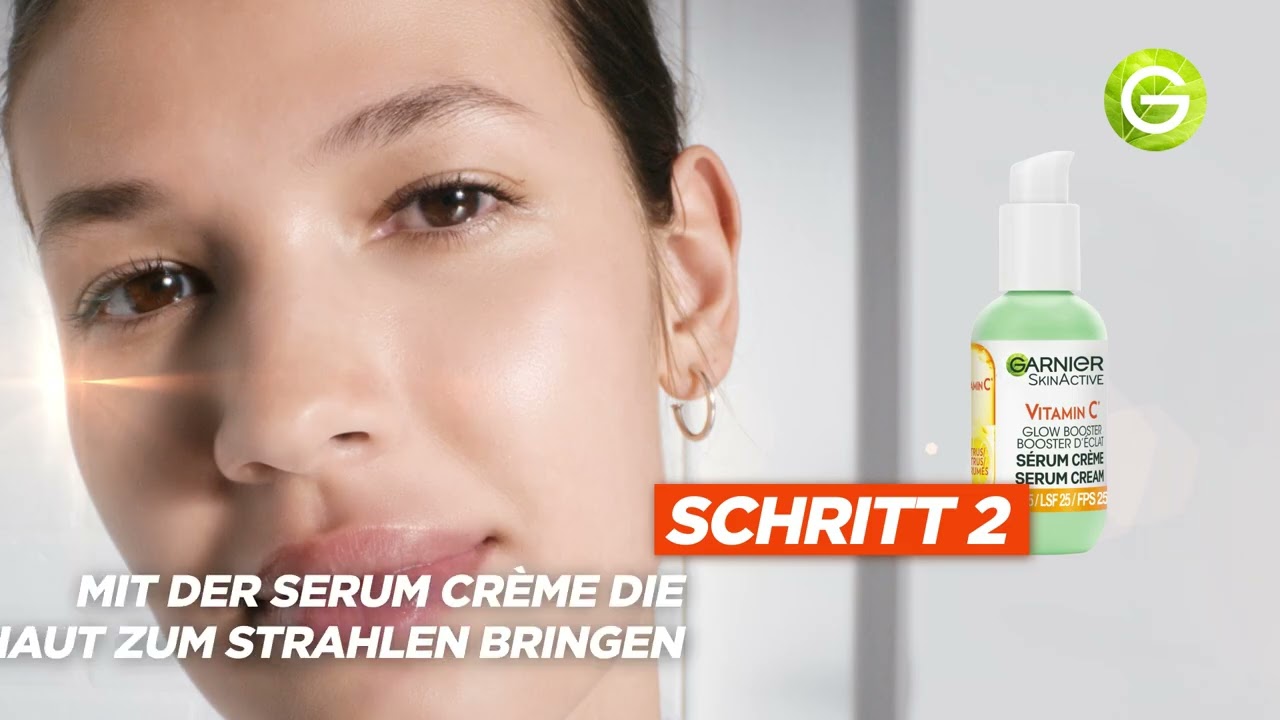 NEU: GARNIER VITAMIN C ROUTINE FÜR EINE STRAHLENDERE & EBENMÄSSIGERE HAUT
