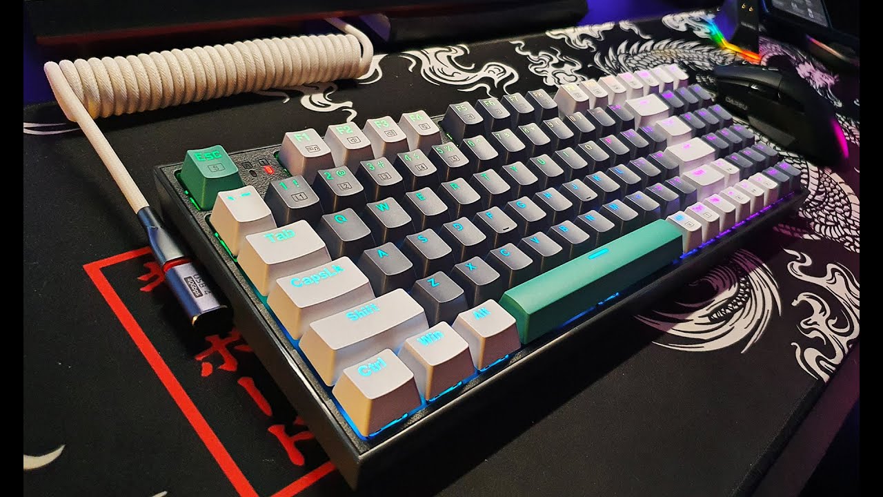 Melhorando meu teclado mecânico Machenike k500