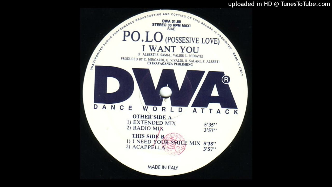 Po.Lo - I Want You (Extended Mix) 1995