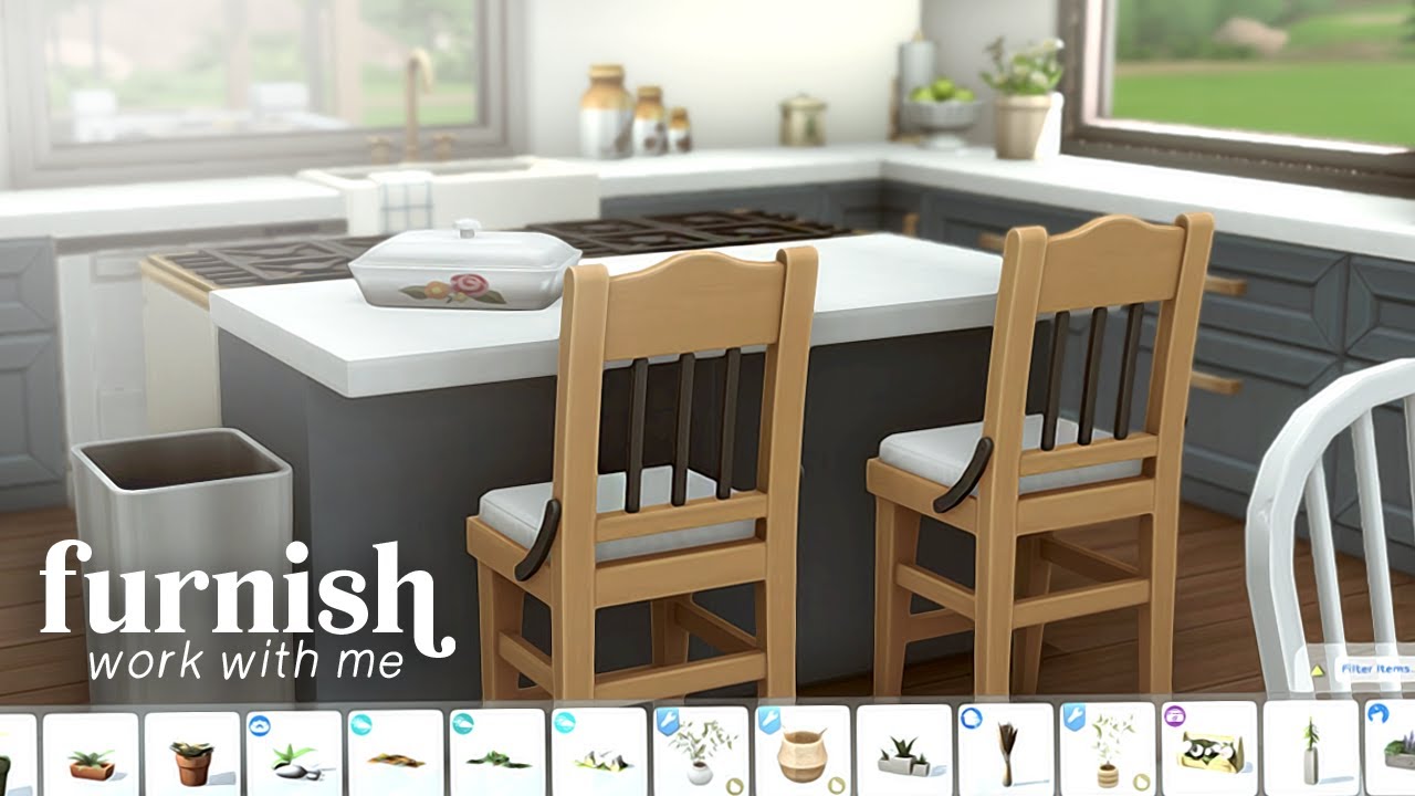 Furnishing a home, preparing for the lovesick save ( p.1 ) Sims 4