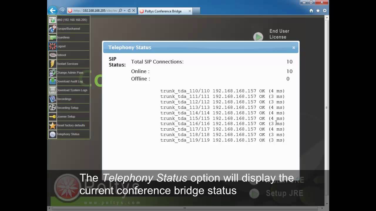 Poltys CA Modules - Conference Bridge