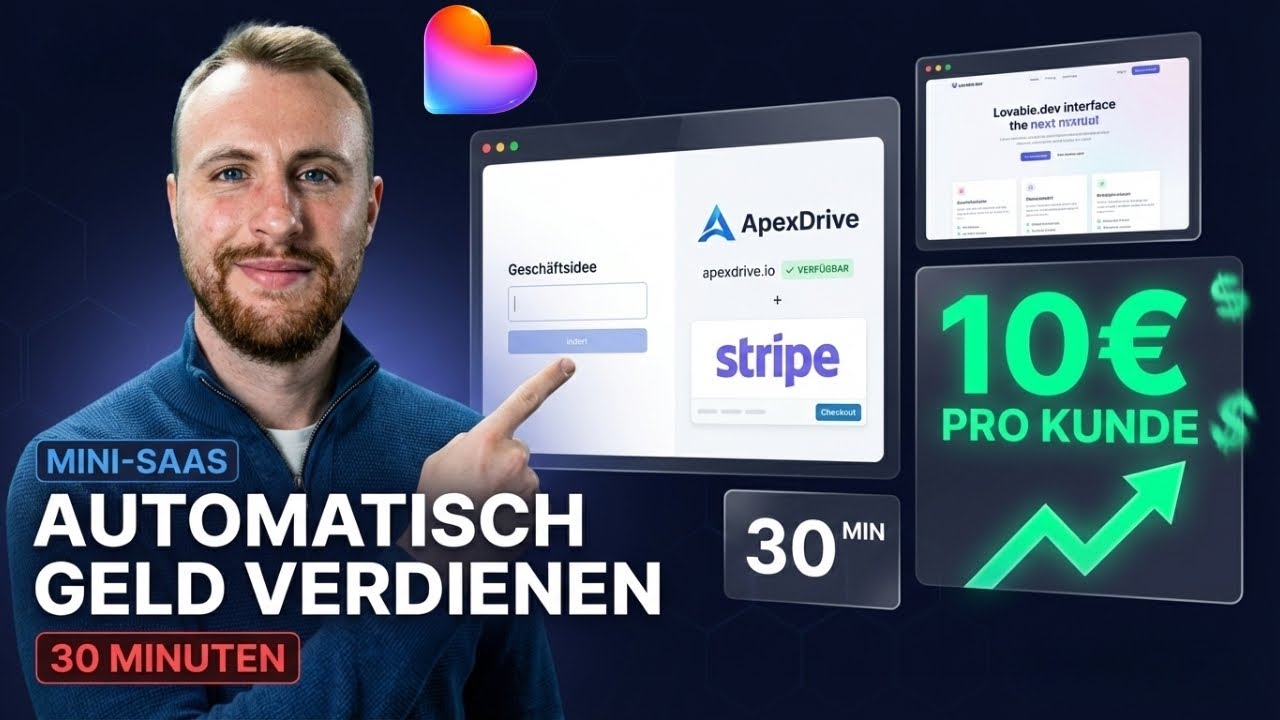 Das ist WAHNSINN: Lovable baut profitable Mini-SaaS in 30 Minuten