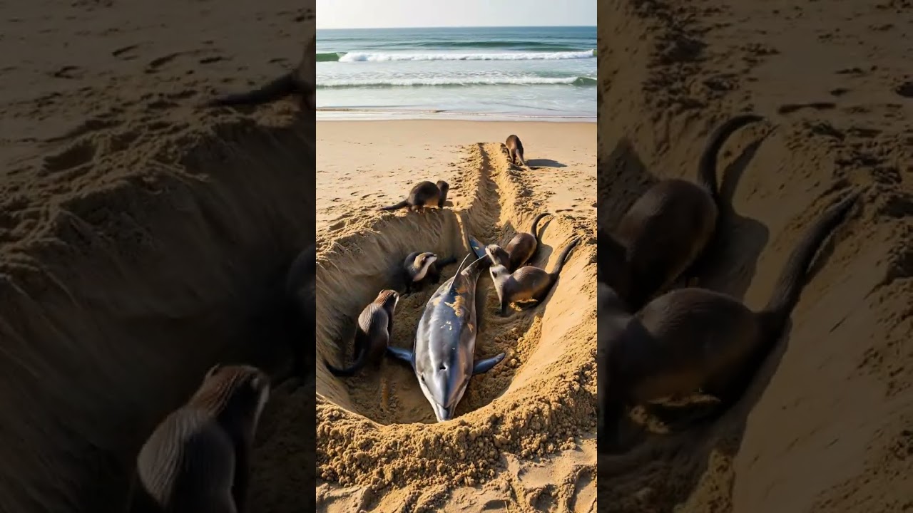 Otters Rescue a Stranded Dolphin 🦭🐬💙