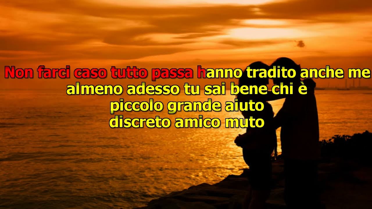 Riccardo Cocciante - Un nuovo amico KARAOKE (Con cori)