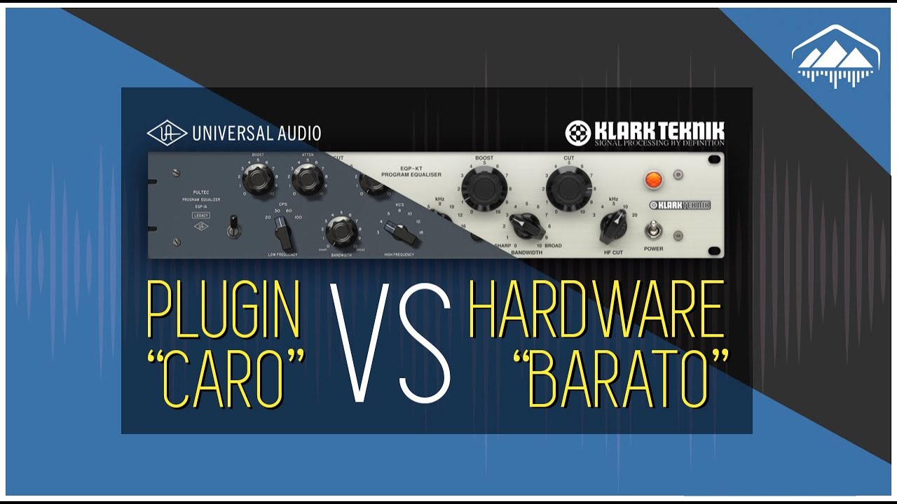 ECUALIZADORES PULTEC: Plugin Universal Audio VS Klark Teknik EQP-KT Analógico