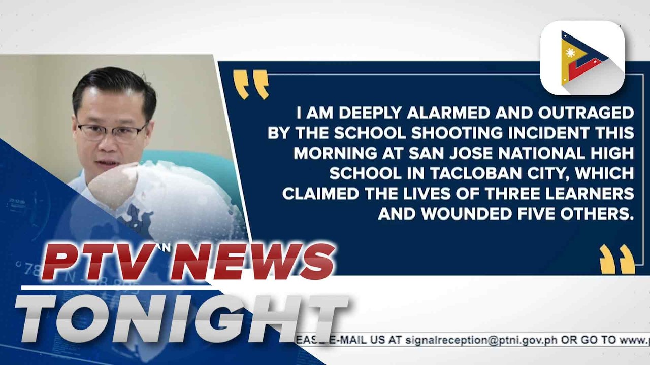 SP Gatchalian condemns shooting incident in San Jose National High School in Tacloban City