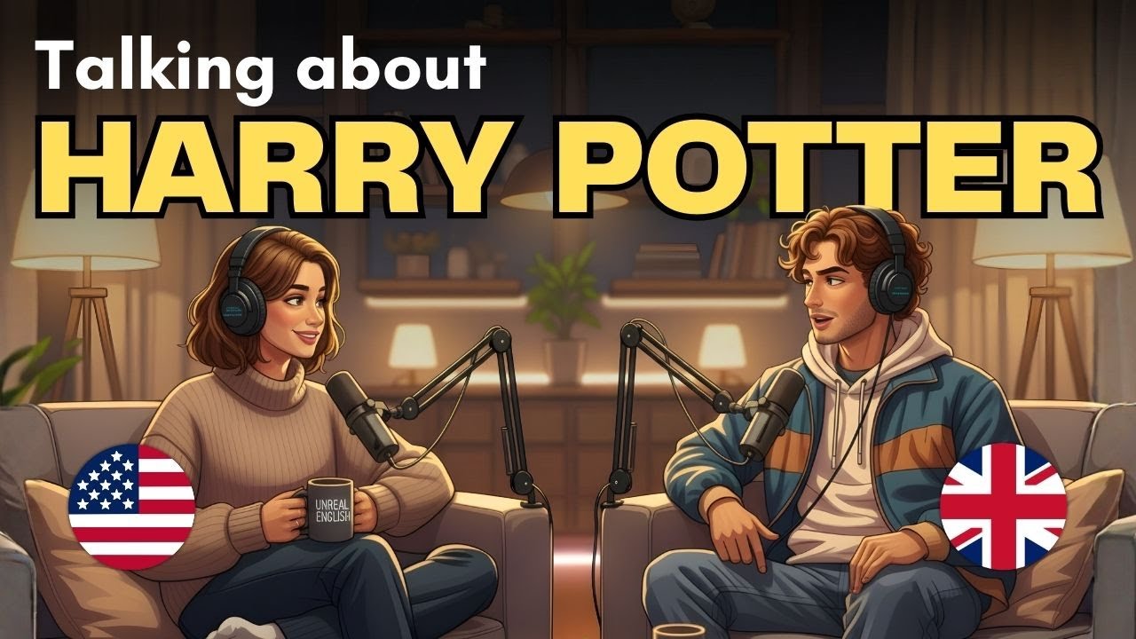 Talking About HARRY POTTER in English | Slow English Conversation Practice