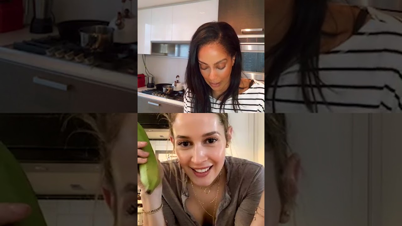 AZIETRIES COOKING E JAINA LEE ORTIZ TEACHES US BRAZILIAN PÃO DE QUEIJO E PUERTO RICAN TOSTONES
