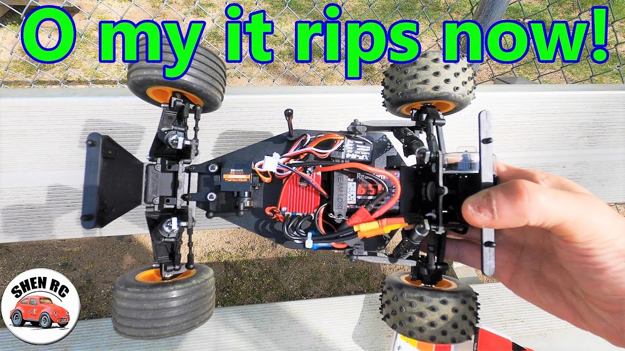 Losi mini Jrxt BRUSHLESS Upgrade test WOW!