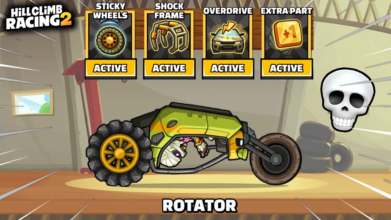 HILL CLIMB RACING 2 - NEW MASTERY ROTATOR FULLY UPGRADED