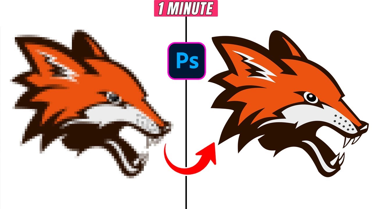 How to convert a low resolution logo to high resolution in photoshop 2026