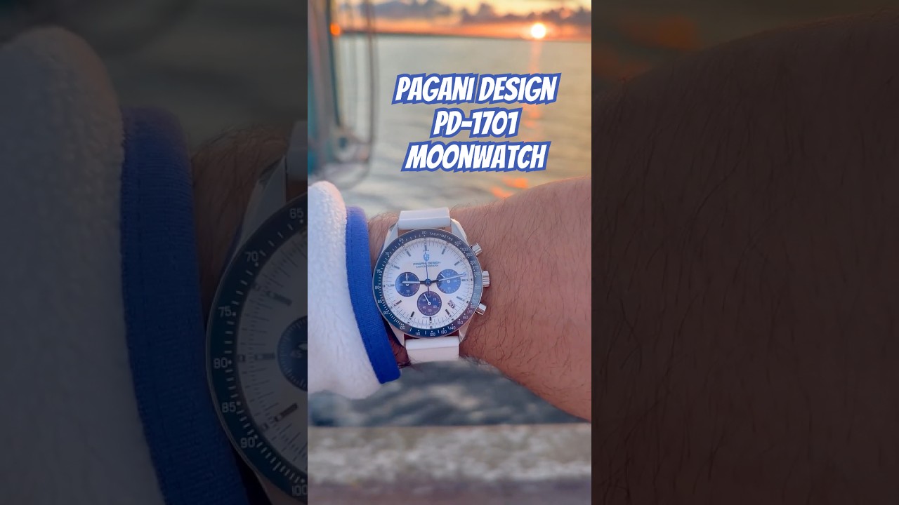 Pagani Design PD-1701 Moonwatch Snoopy Homage #moonswatch #moonwatch #paganidesign #seiko #chrono