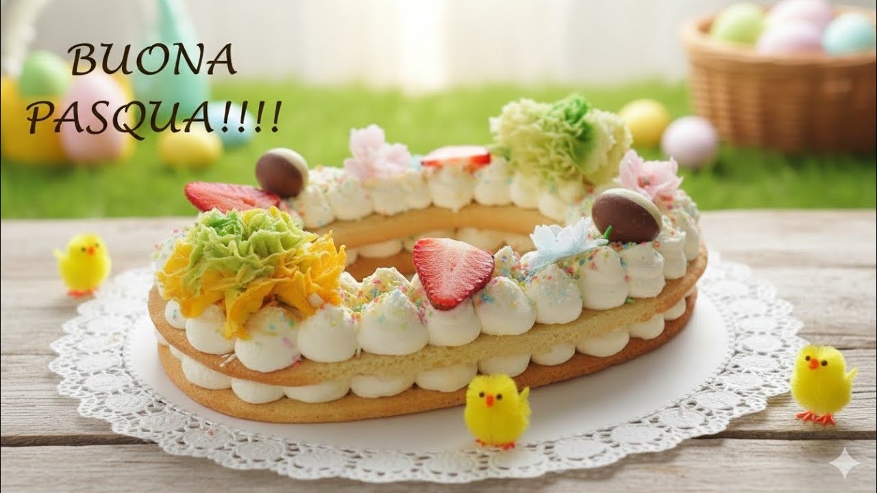 CREAM TART di PASQUA🕊️, uovo di pasqua