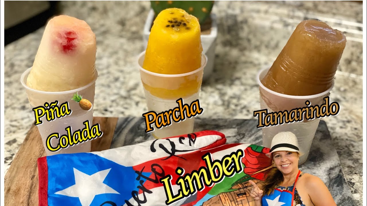 Limber de Puerto Rico~Limber de Piña Colada~Limber Parcha~Limber Tamarindo~Puerto Rican ice Cream