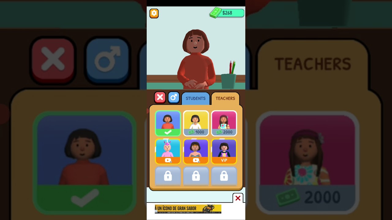 Juego teacher simulator por primera vez 