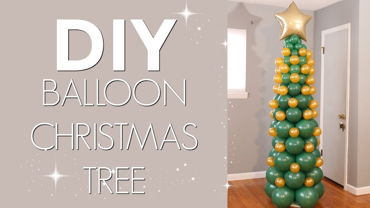 DIY Balloon Christmas Tree