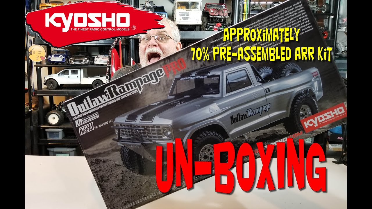 Kyosho Outlaw Rampage PRO KIT 34362 unboxing