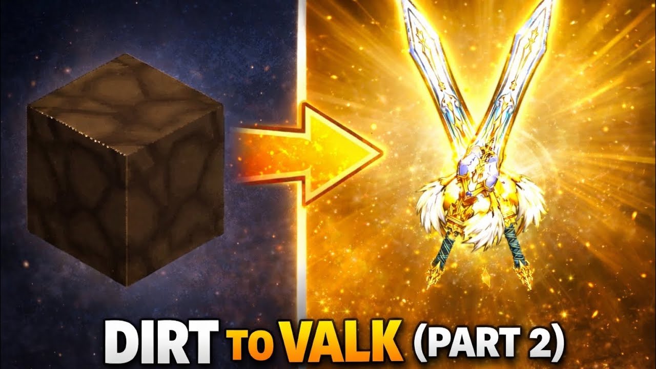 Dirt to valk (part 2) in Blockmango skyblock #part2 #skyblock #blockmango 