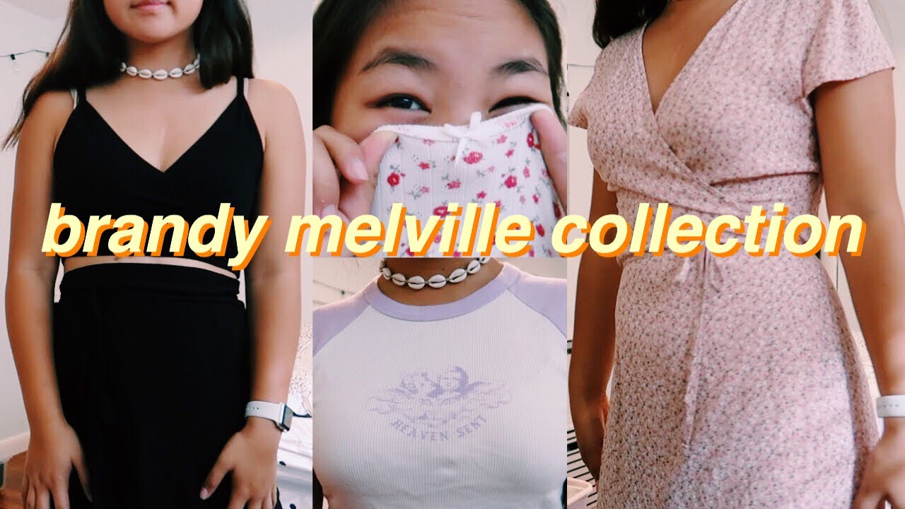my HUGE brandy melville collection (TRY-ON)