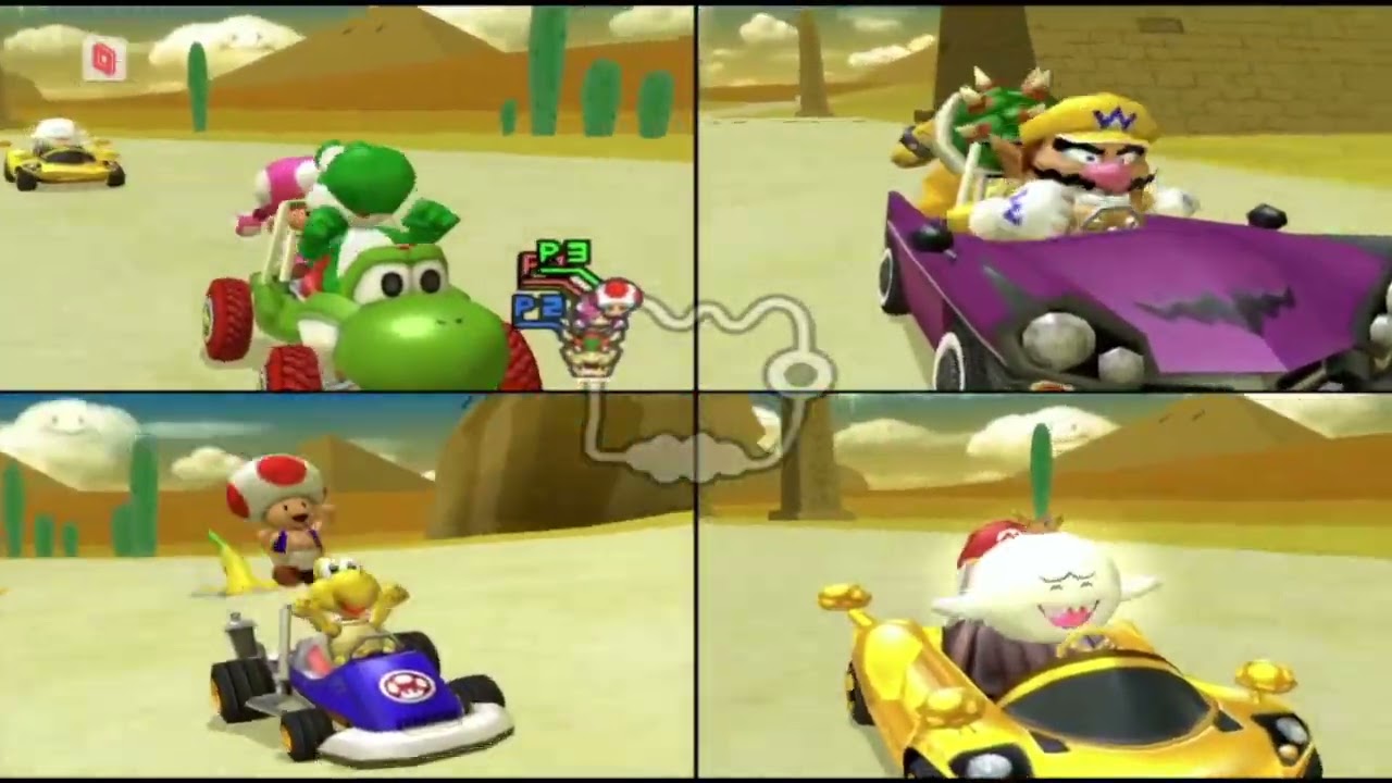 Mario Kart Double Dash Plus (4P) Bombs?