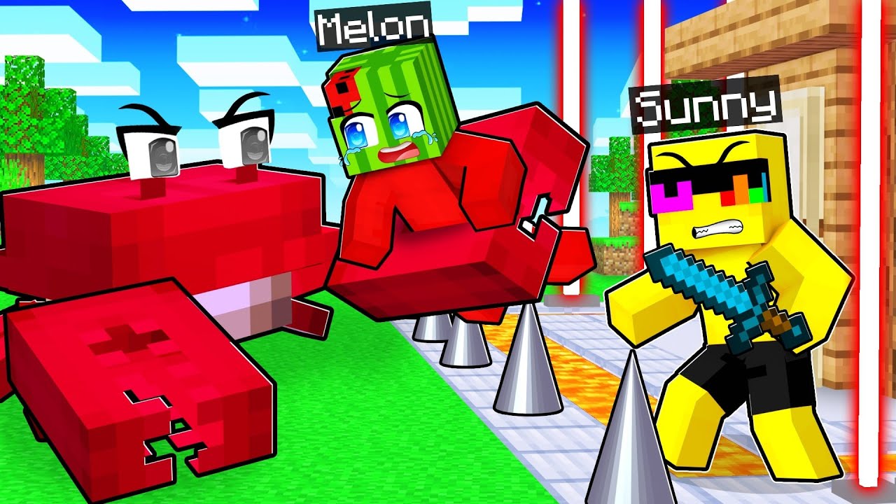 GIANT CRAB vs Most Secure Minecraft House!