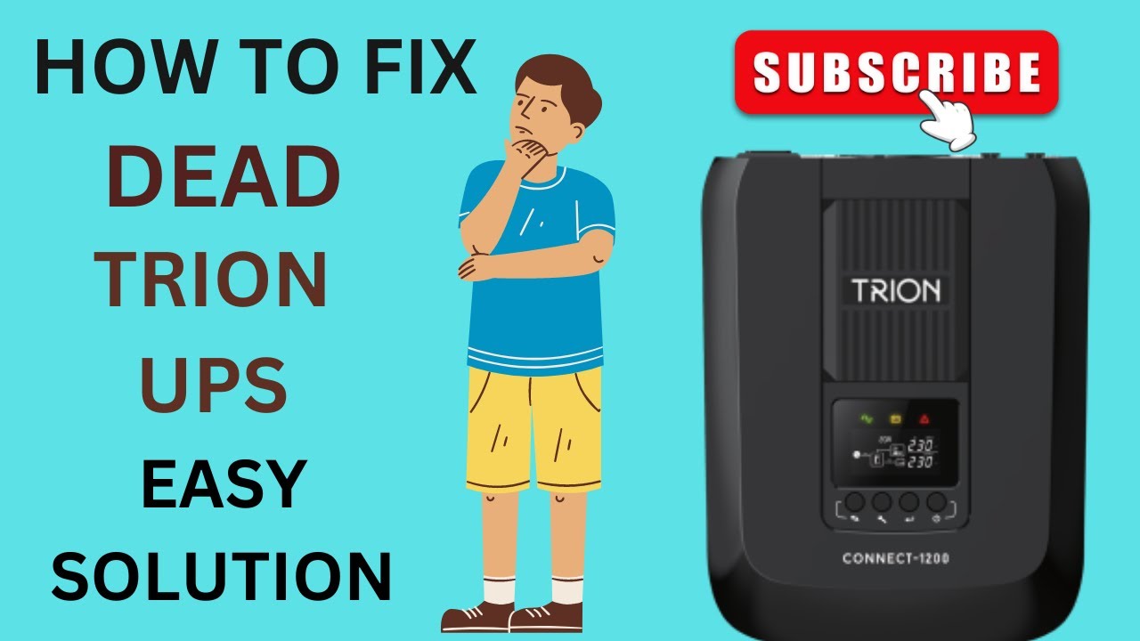 HOW TO FIX DEAD TRION UPS