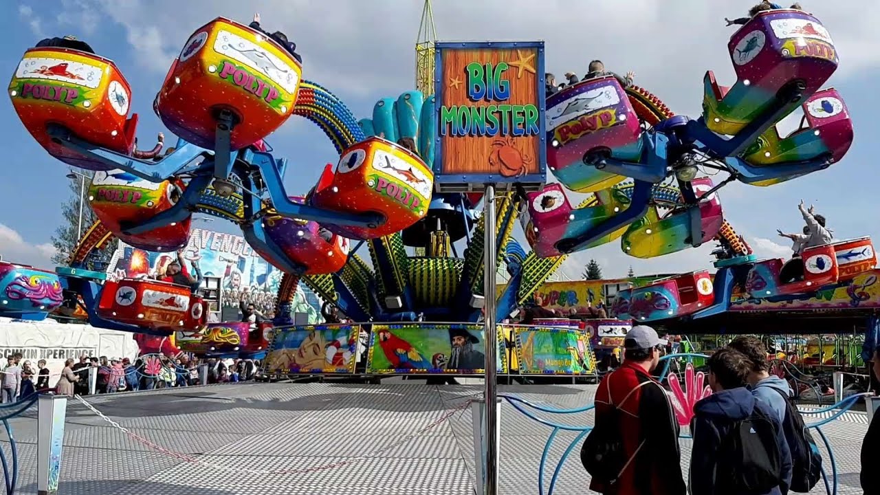 Žďárská pouť 2019 , Attraction BIG MONSTER , NEJLEPŠÍ ATRAKCE, Výlet pro děti