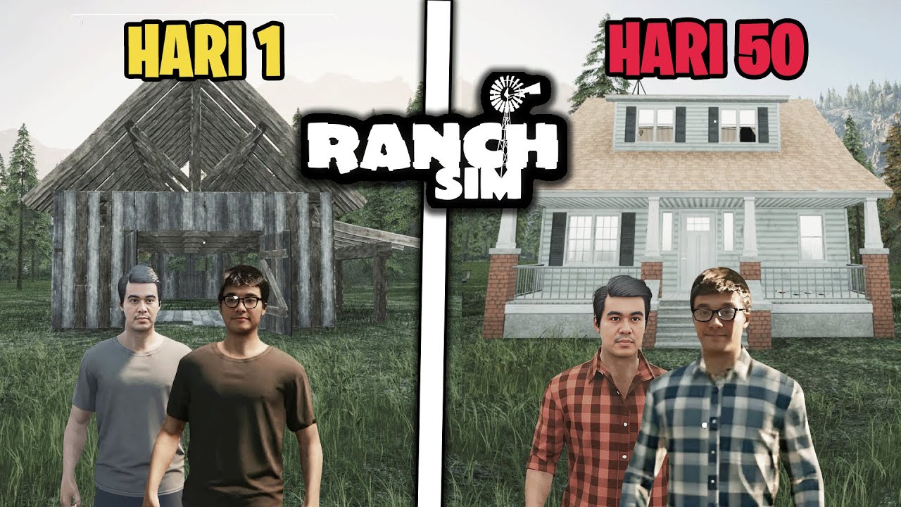 50 HARI MEMBANGUN PETERNAKAN DI RANCH SIMULATOR
