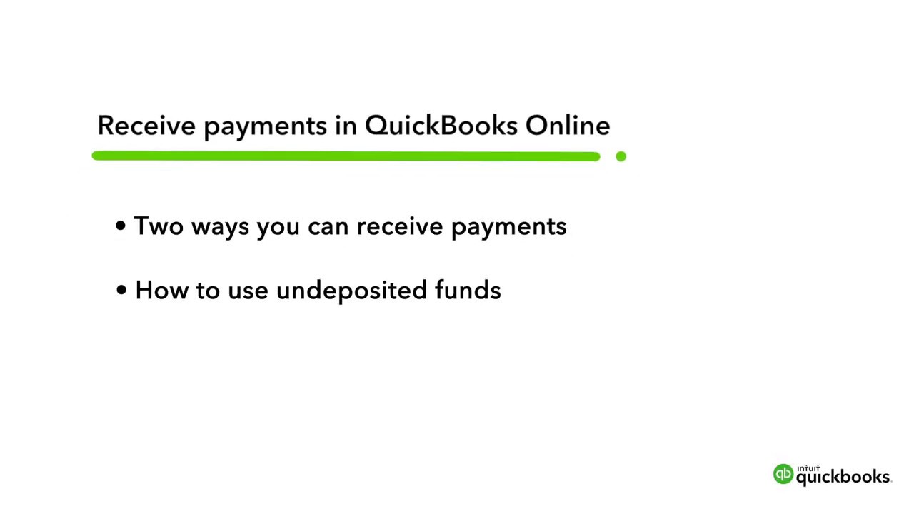 Receive Payments | QuickBooks Online