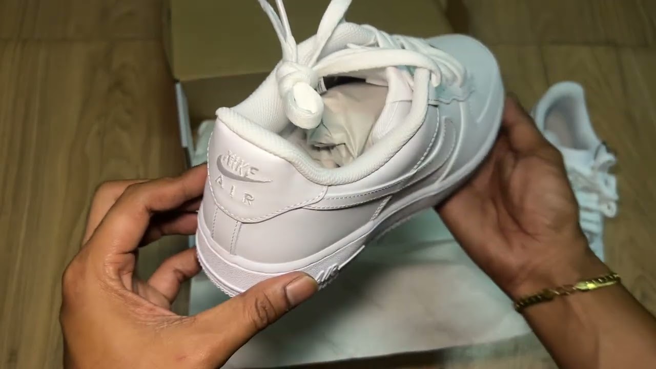 เปิดกล่อง Nike Air force1 ขาวจั๊วะ