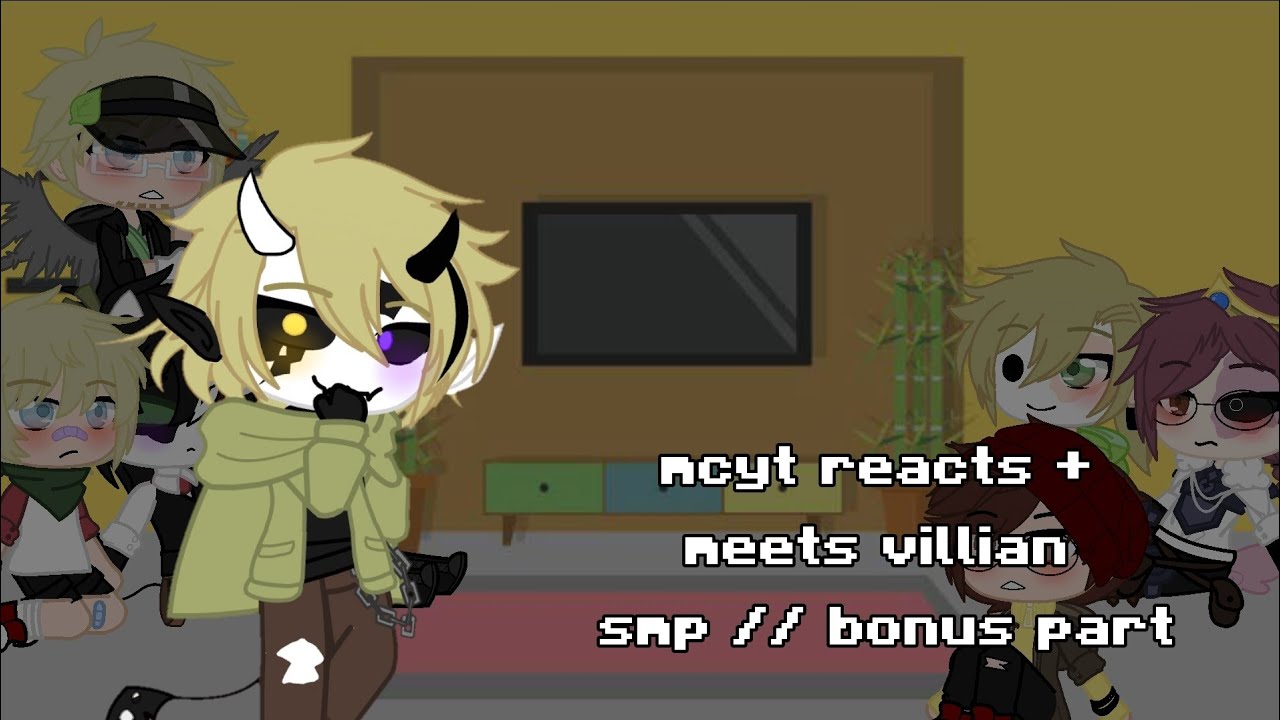 mcyt react + meet villian smp // bonus part