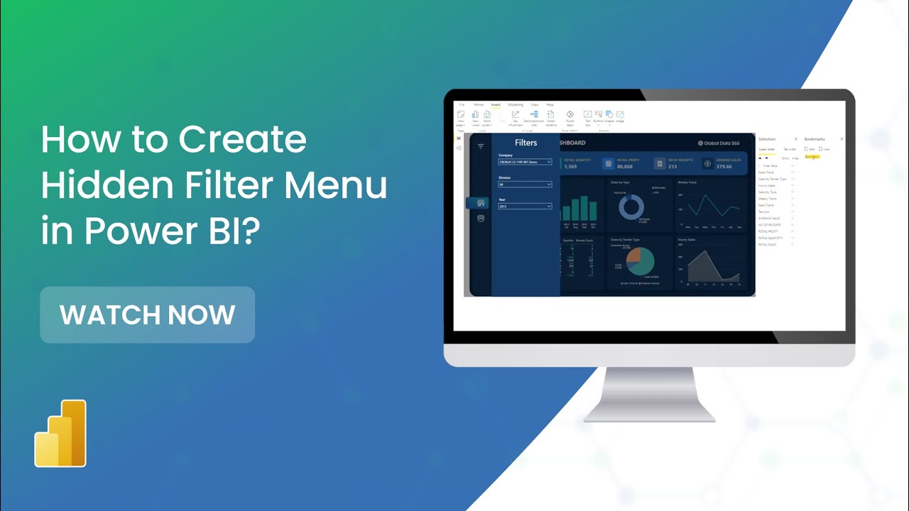 How to Create Hidden Filter Menu in Power BI?
