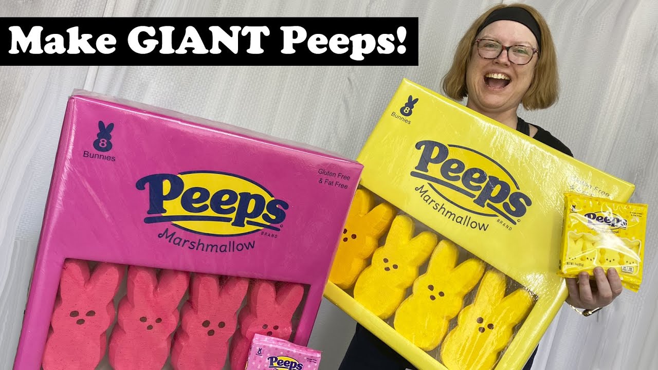 Make Giant Easter Peeps Decorations