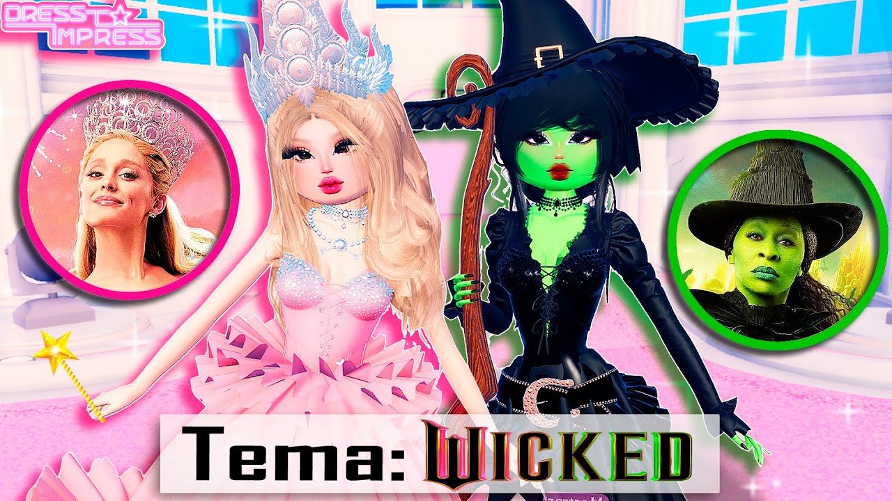 VIRAMOS PERSONAGENS DE WICKED no DRESS TO IMPRESS! - ROBLOX