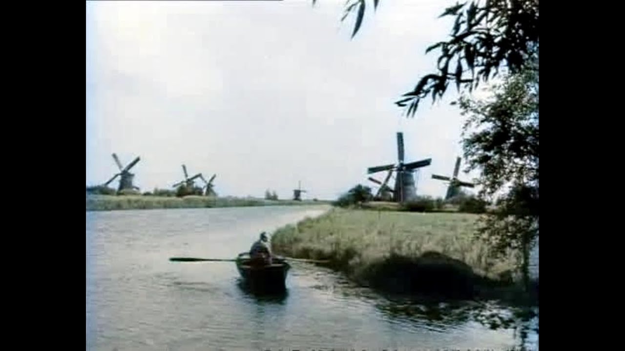 Dutch History: Windmills in the Alblasserwaard (1959)