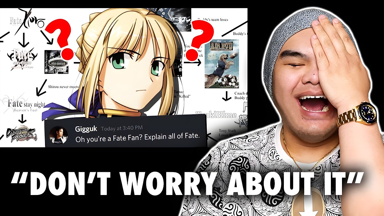 NEW FATE FAN REACTS to Gigguk Badly Explaining the ENTIRE Fate Series in 30 MINUTES