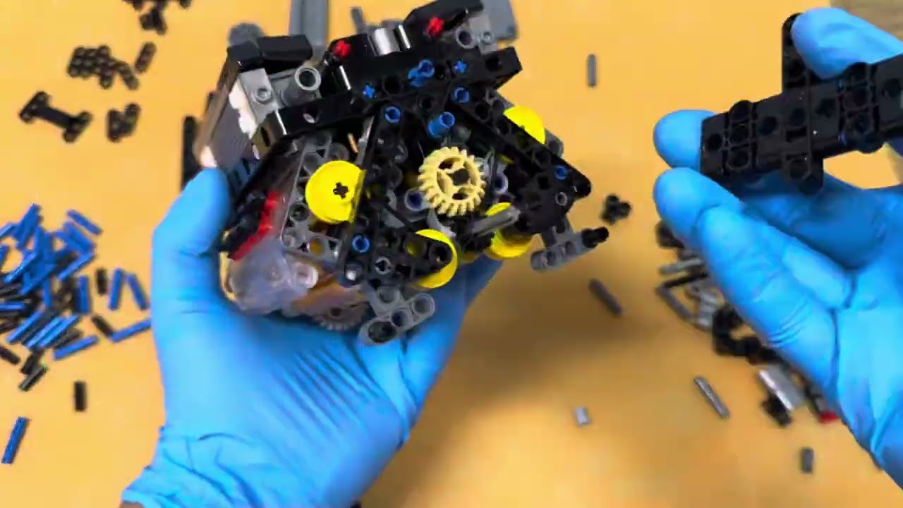 Bugatti model engine unboxing and time lapse build!