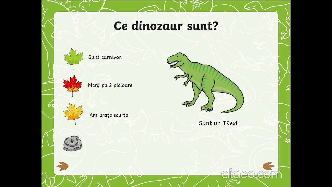 Joc ”Ce dinozaur sunt?”