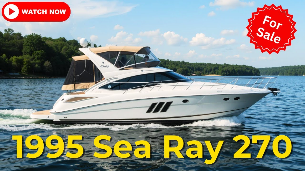 1995 Sea Ray 270 Sundancer ⏤ NEW 383 Stroker Engine & Trailer! Ready to Cruise!