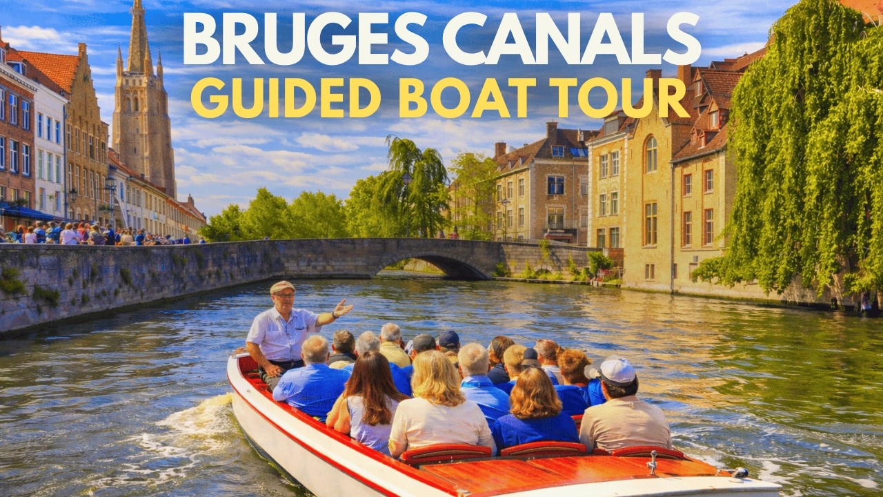 BRUGES CANALS, BELGIUM &ndash; Fairytale Walking Tour Along the Canals 4K #Bruges