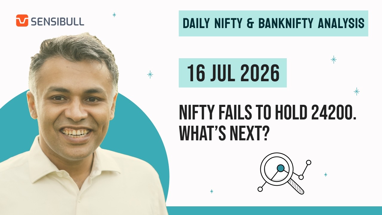 NIFTY & BANK NIFTY Analysis for Tomorrow | Stock Market Outlook | 16 July 2026, Thursday