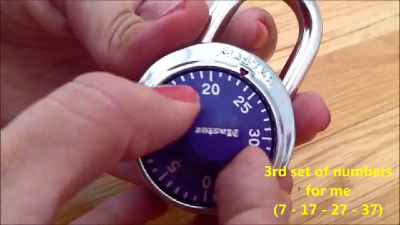 Как взломать Master Lock Combo за 3 простых шага