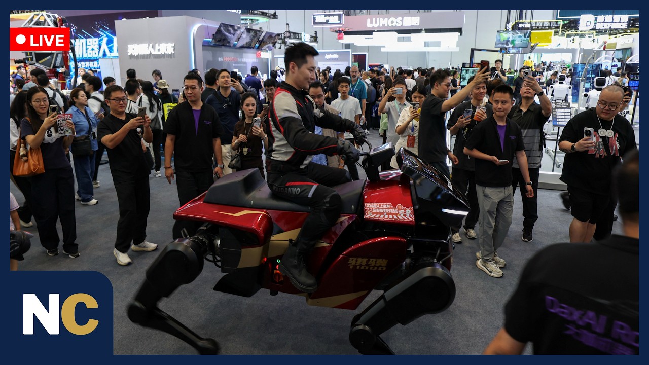 🔴LIVE: China Unveils 2,000+ Robots in Beijing as Humanoid Tech Takes Center Stage at 2026 Show |AC1W