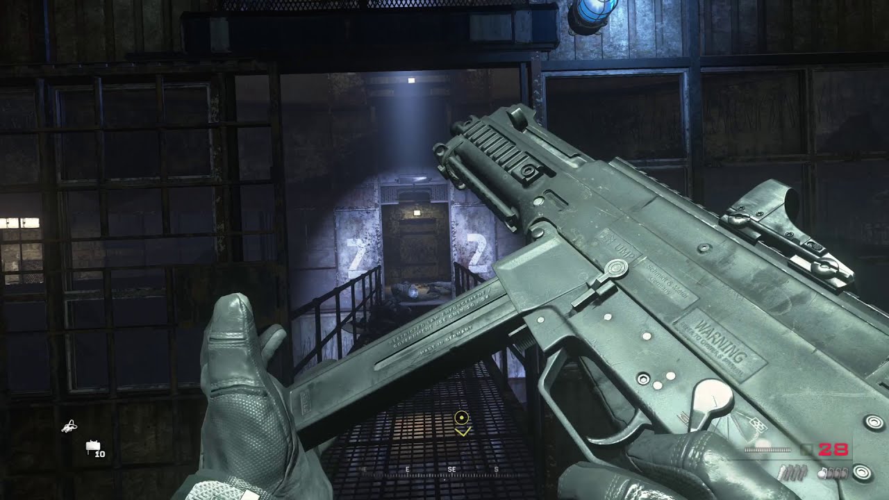 Modern Warfare 2 Remastered - UMP45 With Red Dot Sight In Action (PS4 PRO)