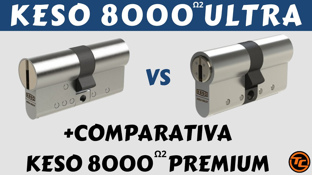 KESO 8000 ULTRA vs KESO 8000 PREMIUM [COMPARATIVA] DIFERENCIAS [ANTIBUMPING] [ANTI IMPRESION]