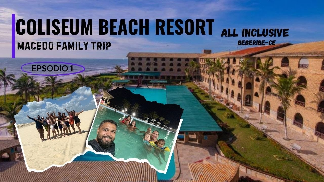 FAMILIA ELISA E MANUELA CONHECEM O COLISEUM RESORT
