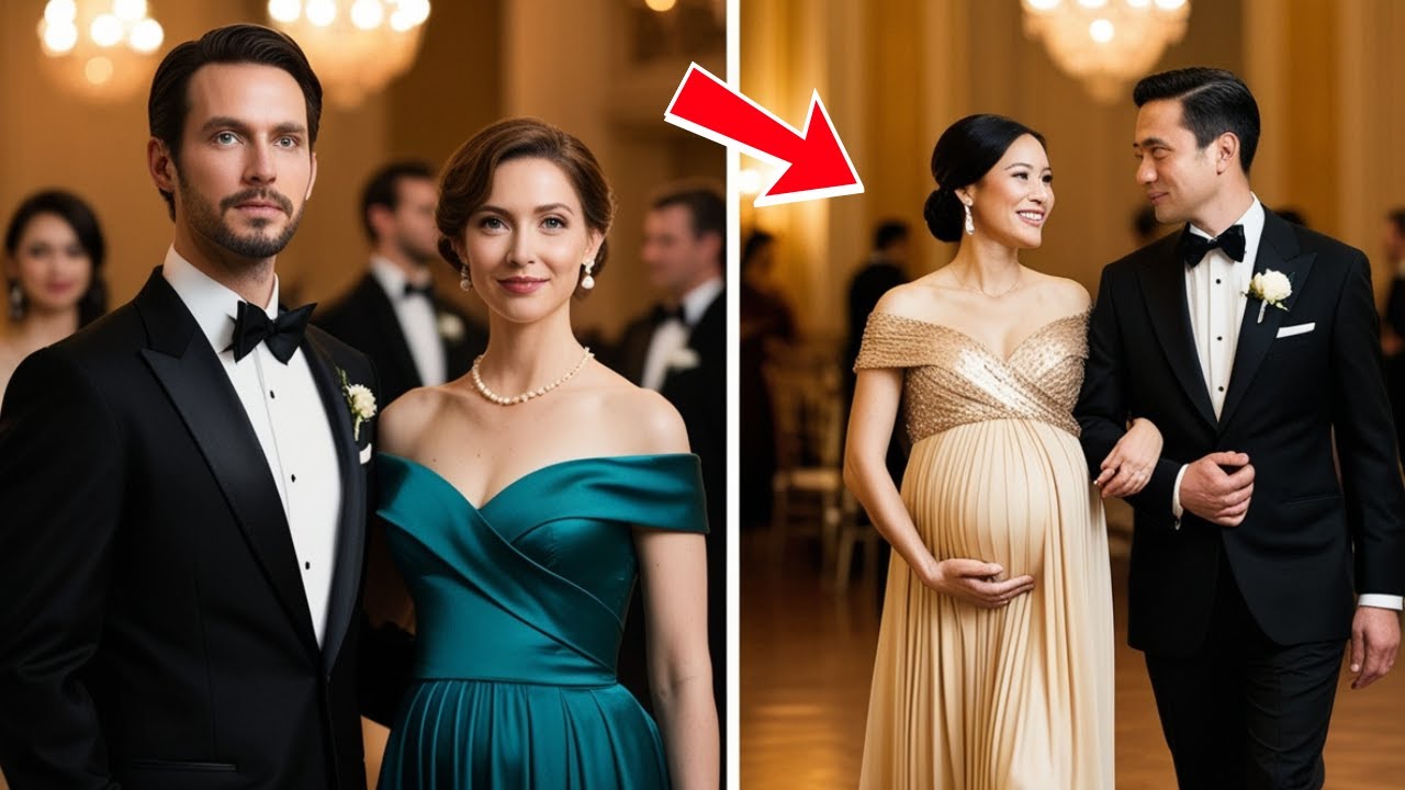 EIN MILLIONÄR NAHM SEINE GELIEBTE ZUM BALL… UND DREHTE DURCH, ALS ER SEINE SCHWANGERE FRAU SAH!