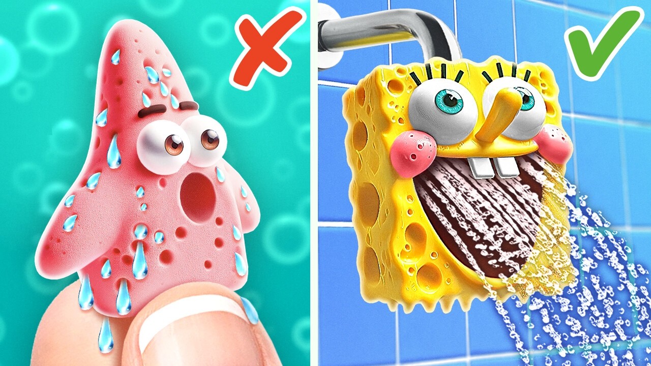 Help Sponge Bob! How To Make Bikini Bottom Fish Tank 🧽 *Miniature DIY Aquarium*